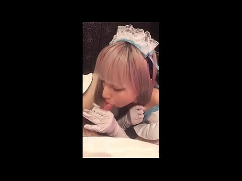 ❤️ Idol Japanese [mayuka], Aṣọ iranṣẹbinrin Faranse, apakan 1, ifefẹfẹ ati fifẹ kuro pẹlu ipara ❤ Iwa onihoho furo ❤