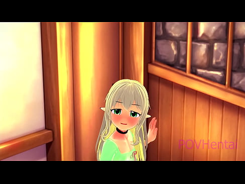 ❤️ (Pakute) Ọmọbinrin Elvish ṣe iranlọwọ fun ọ lati wẹ oju rẹ. ❤ Iwa onihoho furo ❤